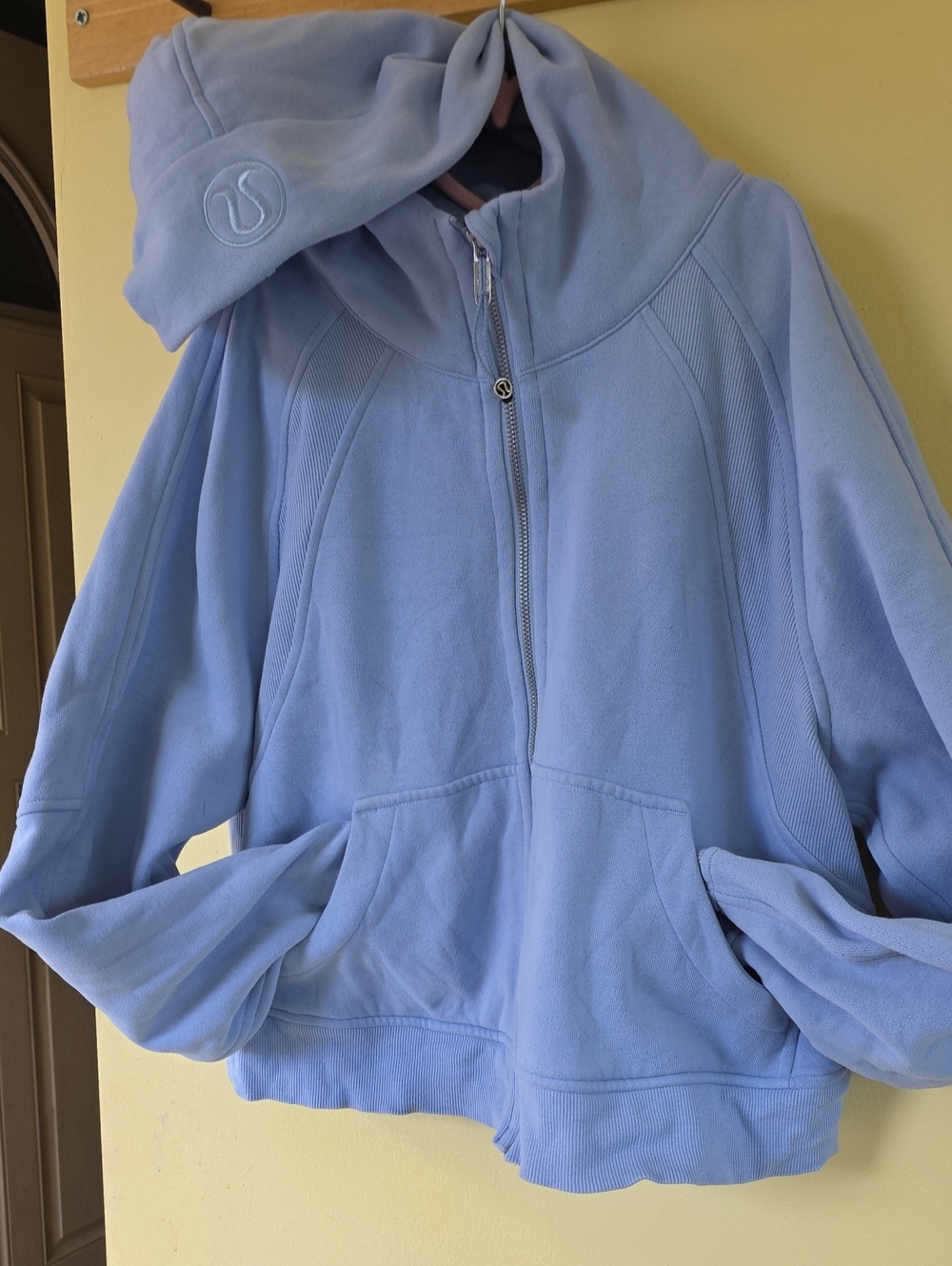 lululemon athletica Light Blue Half-Zip Hoodie